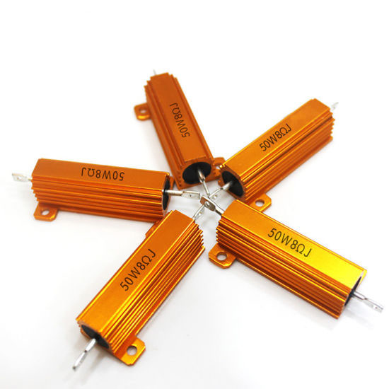 Goldaluminumshellresistor